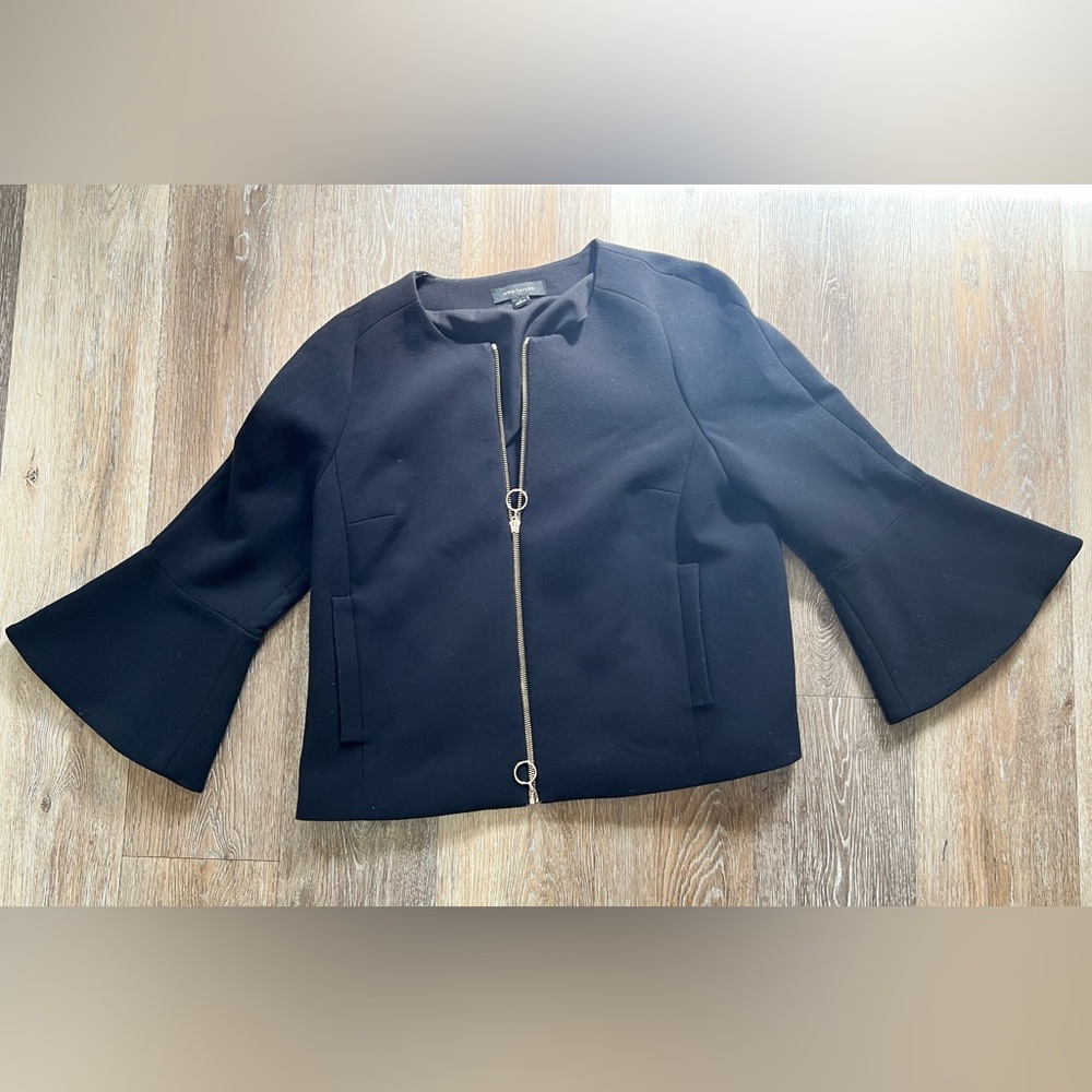 Ann Taylor Black Solid Jacket - image 5